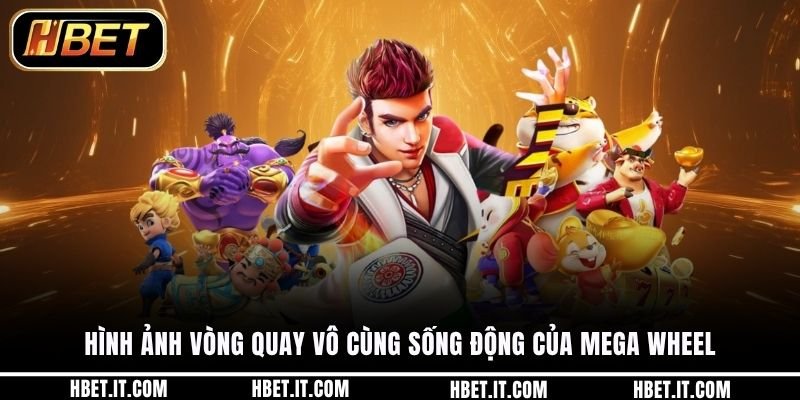 Hình ảnh vòng quay vô cùng sống động của Mega Wheel