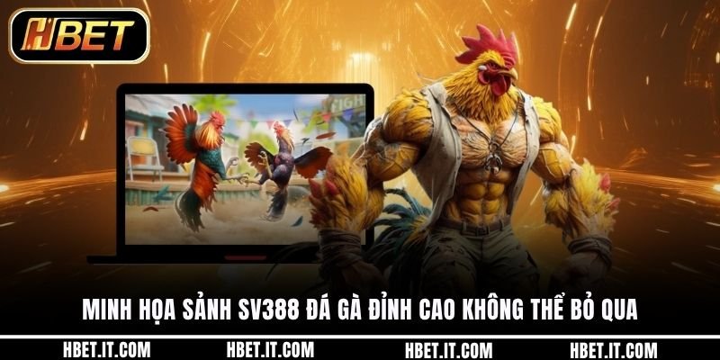 Minh họa sảnh SV388 đá gà đỉnh cao không thể bỏ qua